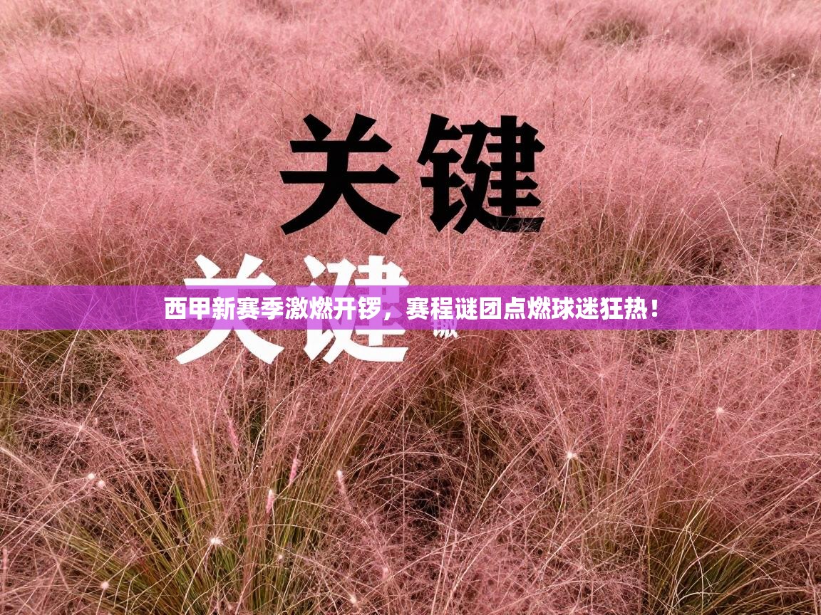 西甲新赛季激燃开锣，赛程谜团点燃球迷狂热！  第1张